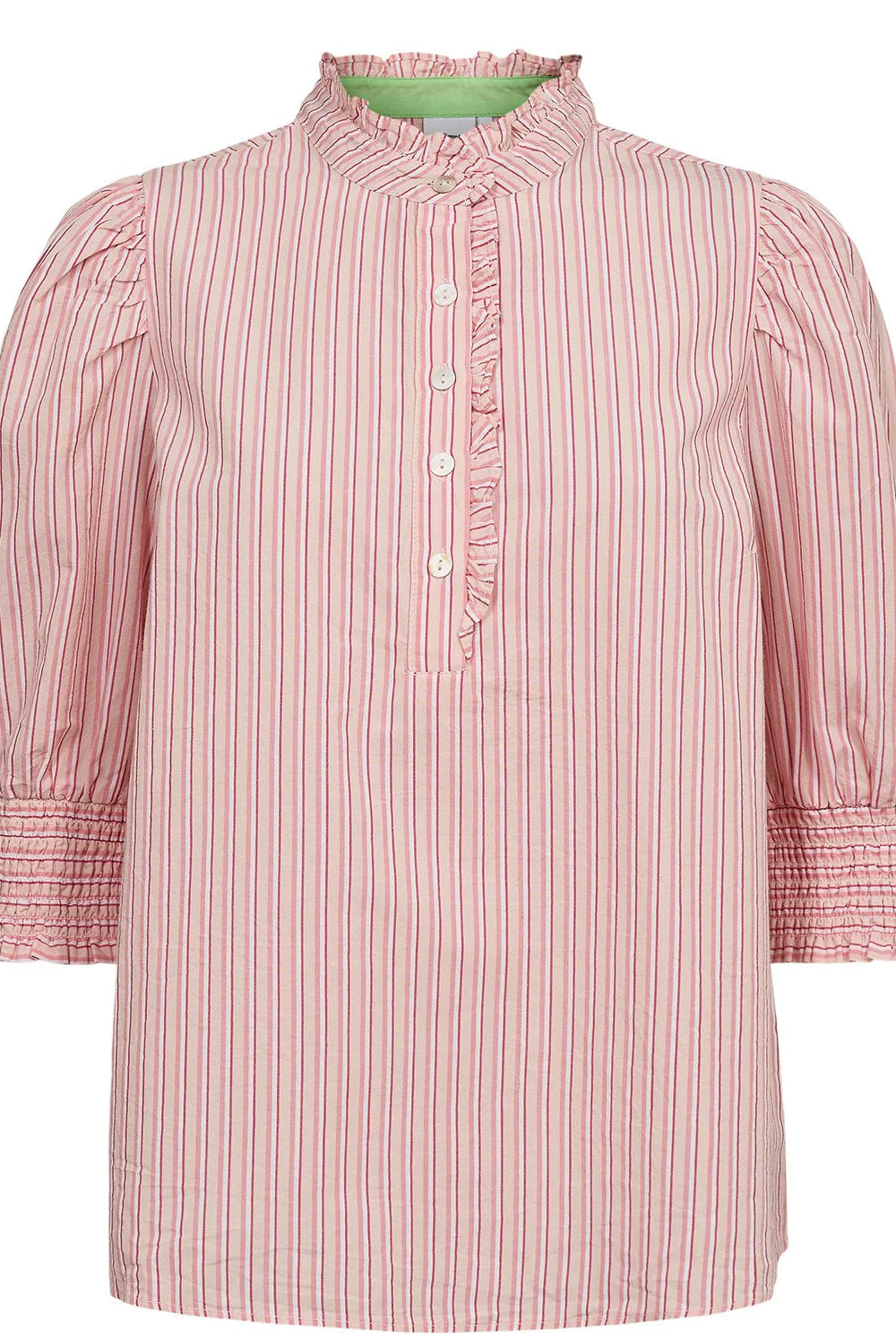 Numph Ulla Blushing Bride Stripe Shirt - The Mercantile London