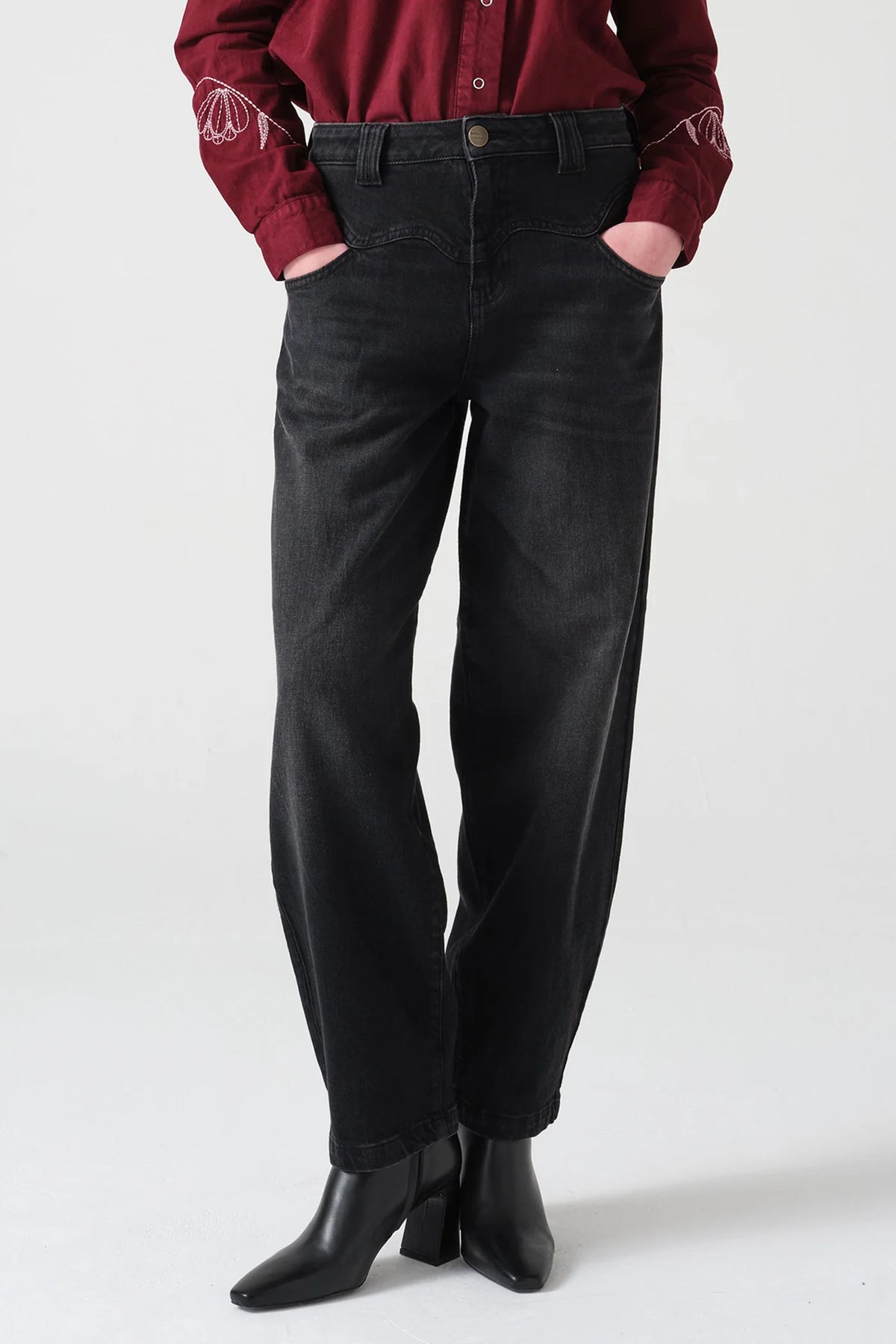 Seventy + Mochi Mia Vintage Black Jean - The Mercantile London