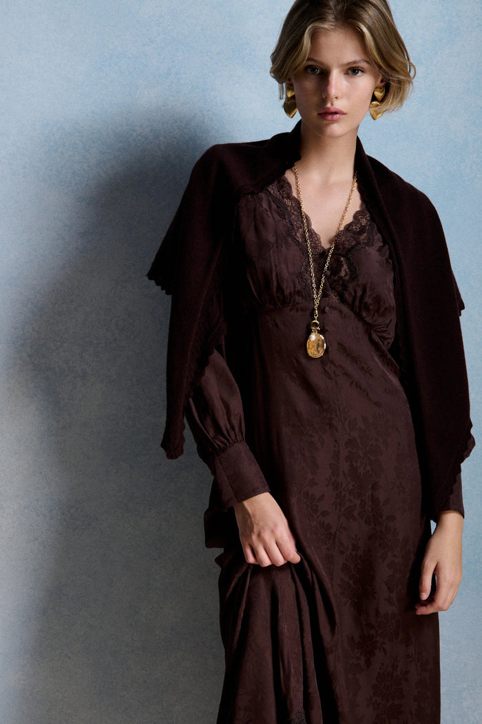 Petite Mendigote Betina Chocolate Dress