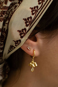 Amano Raincloud Huggie Hoop Earrings