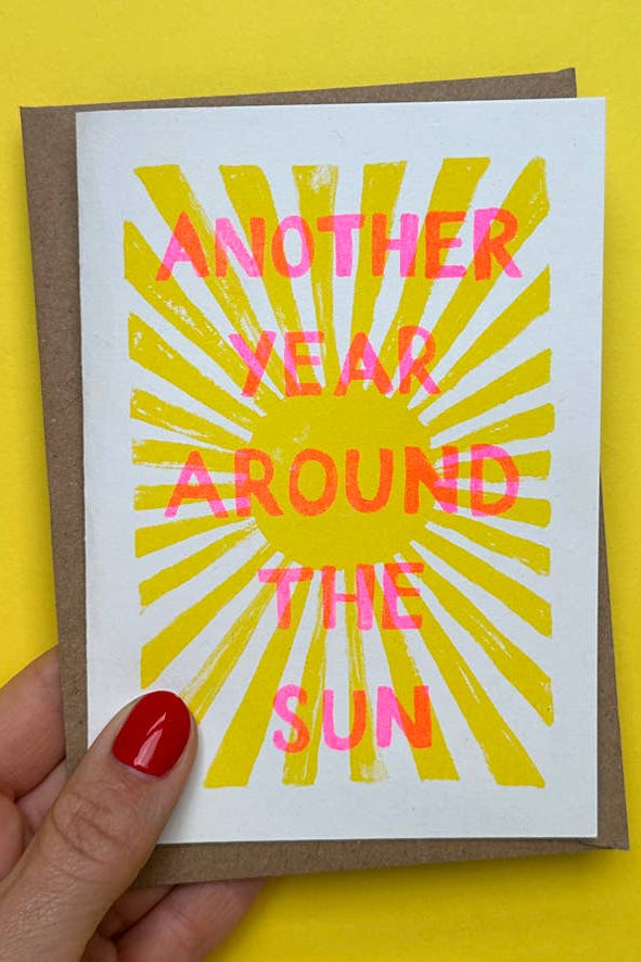 House of Payne Around The Sun Birthday Card