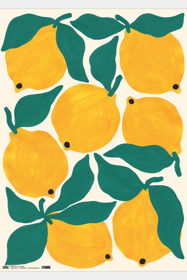 Evermade Lemons Gift Wrap - The Mercantile London
