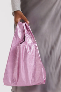 Baggu Baby Blush Metallic Reusable Bag - The Mercantile London