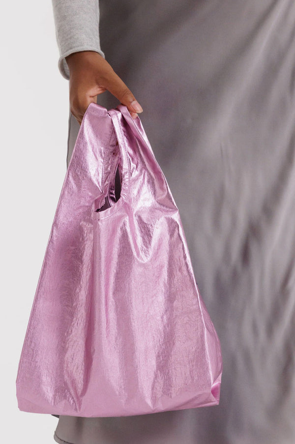 Baggu Baby Blush Metallic Reusable Bag - The Mercantile London