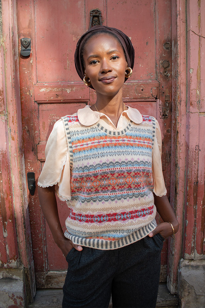 Eribé Westray Mallaig Knitted Vest - The Mercantile London