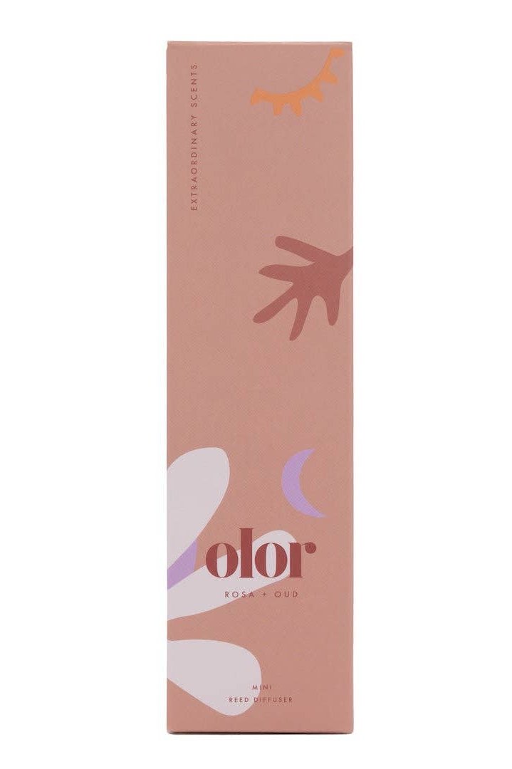 Olor Rosa + Oud Mini Reed Diffuser - The Mercantile London
