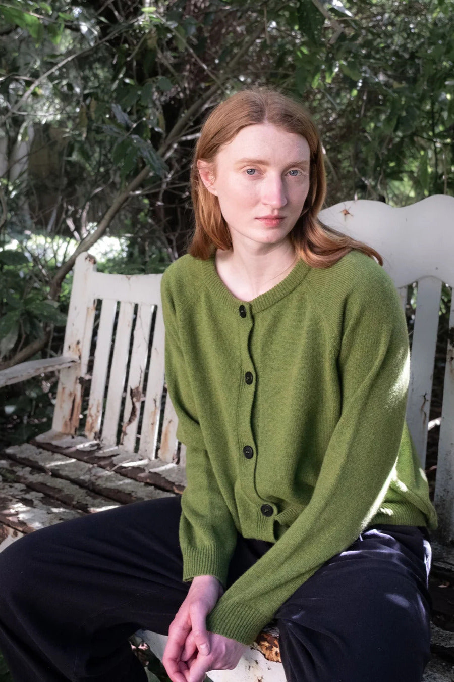 Bibico Layla Green Moss Cardigan