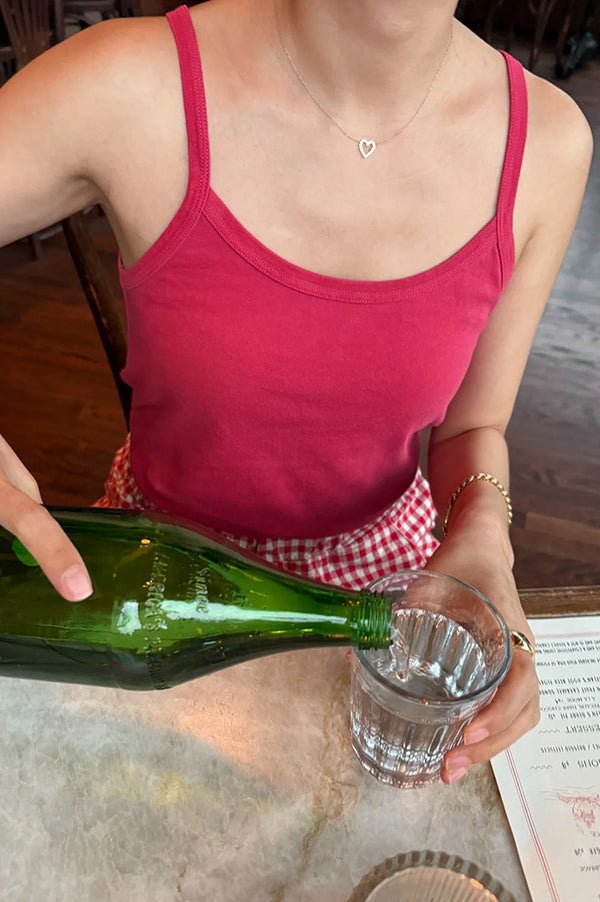Le Bon Shoppe Dana Red Pepper Cami - The Mercantile London