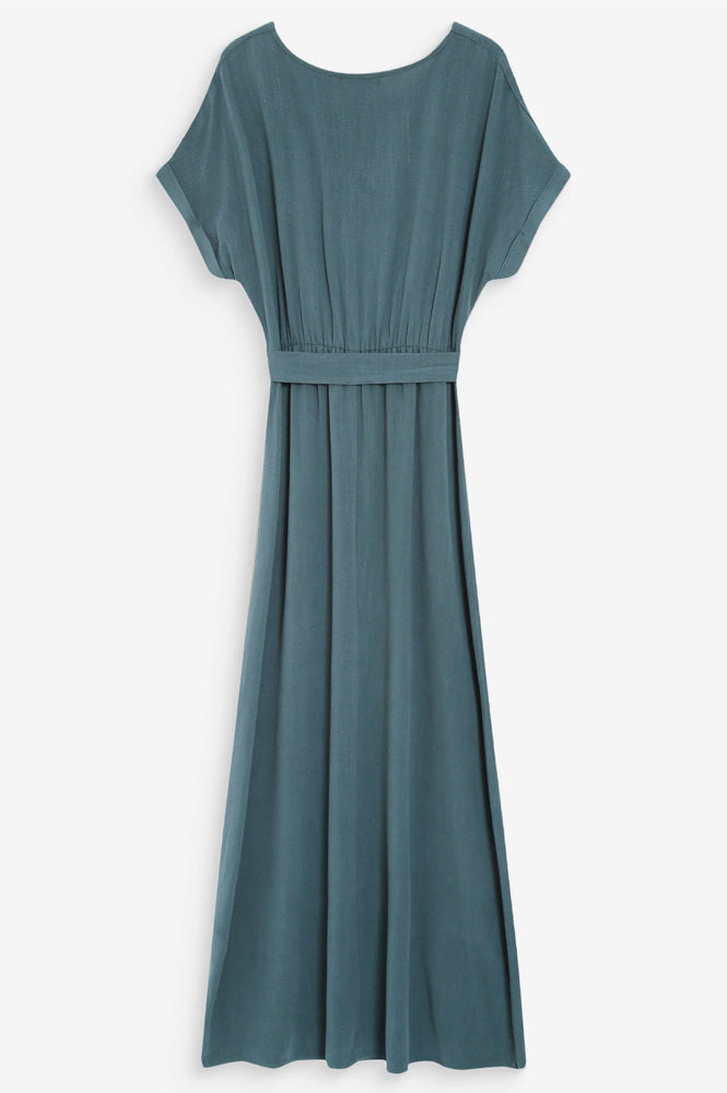 Grace & Mila Pollen Emerald Wrap Dress - The Mercantile London
