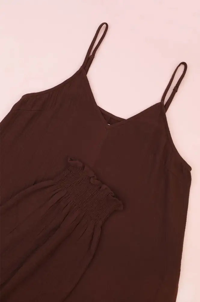 L.F. Markey Tineke Chocolate Jumpsuit