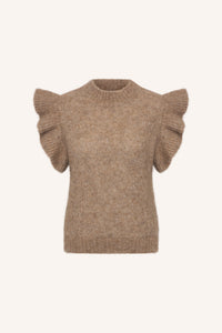 By-Bar Fossy Spencer Biscuit Melee Sleeveless Knit