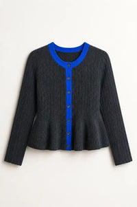Sophie + Lucie Leila Grey Knitted Cardigan
