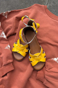 Pavement Aretha Yellow Patent Sandals - The Mercantile London