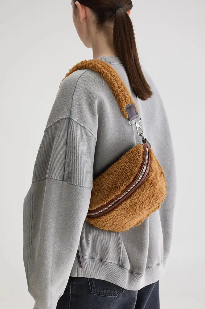 Bellerose Rosie Teddy Pecan Sling Bag