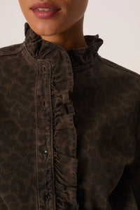 Des Petits Hauts Lassa Leopard Blouse