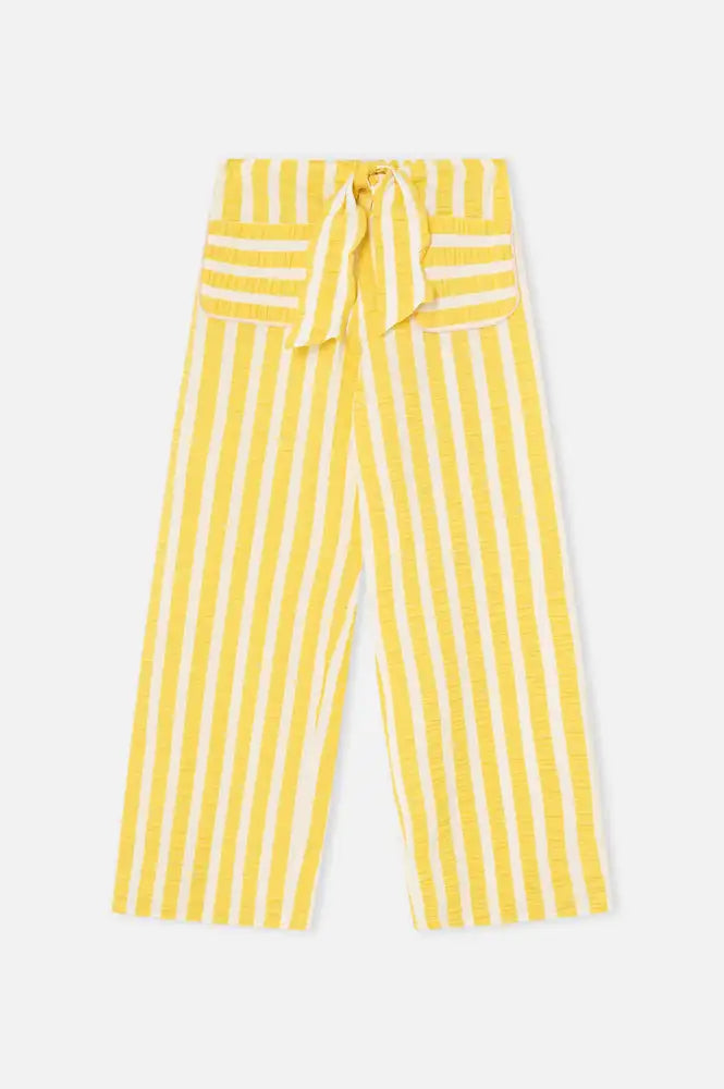 Dr Bloom Lazo Yellow Stripe Trousers - The Mercantile London