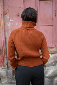 Minus Ava Glazed Ginger Turtleneck Top - The Mercantile London