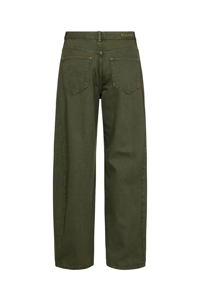 Numph Amsterdam Forest Night Barrel Leg Jeans