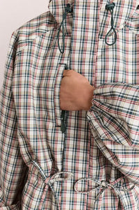 Damson Madder Liu Elderberry Check Raincoat