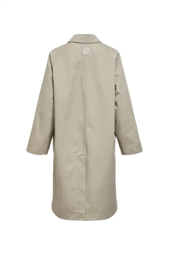 Object Holly Grey Checked & Beige Reversible Trench Coat