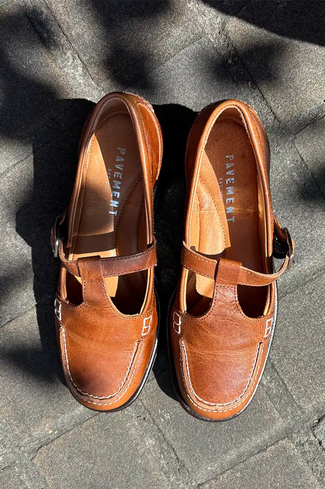 Pavement Jamila Tan Buckled Loafer