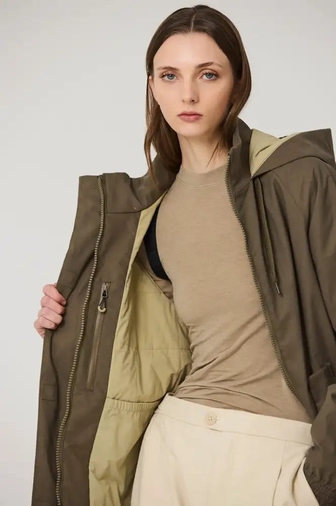 Tantä Hielo Sea Turtle Green Waterproof Parka