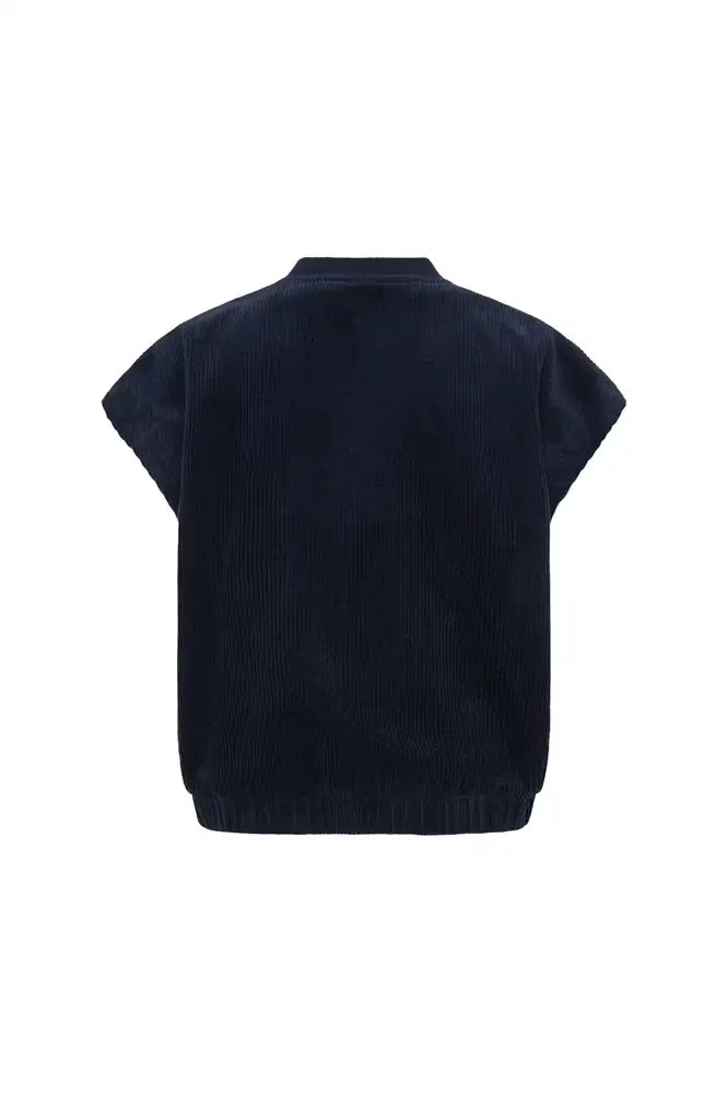 Fransa Salomi Navy Corduroy Waistcoat