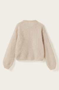 Noella Kae Oyster Mohair Cardigan - The Mercantile London