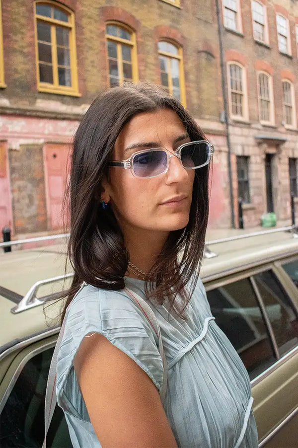 Eco Shades Kruse Clear Sunglasses - The Mercantile London