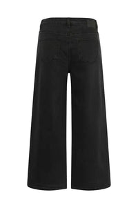 My Essential Wardrobe Alma Dark Wash Wide Leg Jeans - The Mercantile London