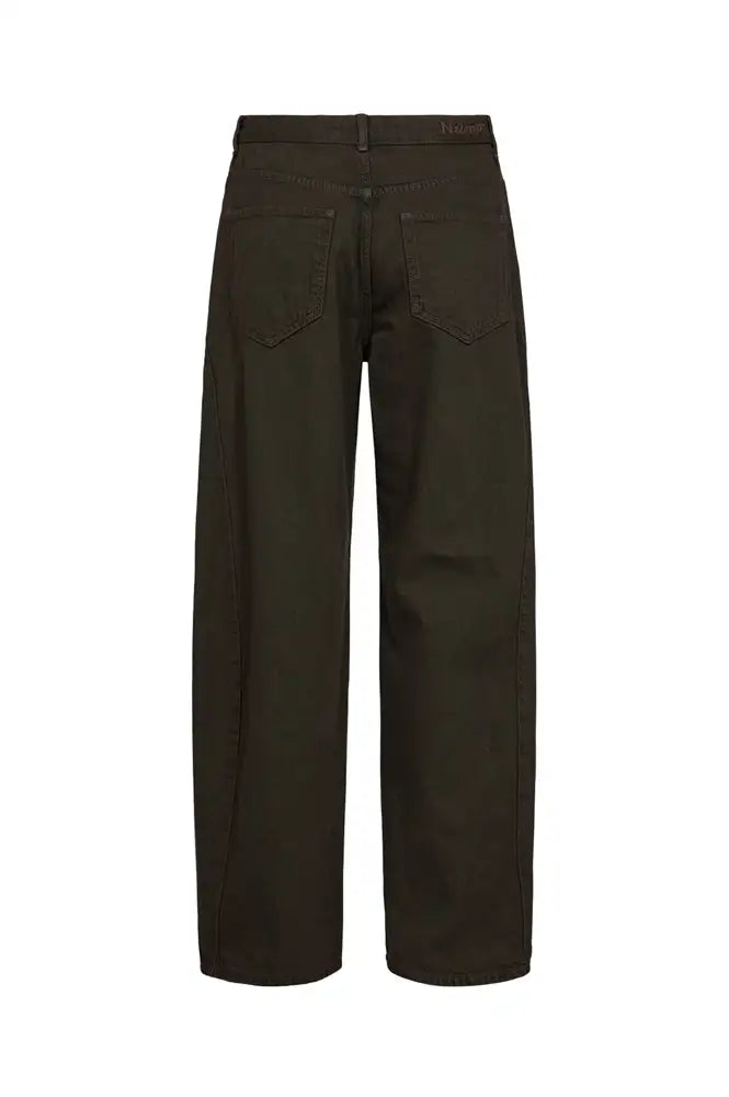 Numph Amsterdam Black Coffee Barrel Leg Jeans