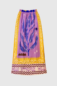 An'ge Rivila Patchwork Printed Midi Skirt - The Mercantile London