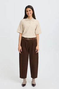 Fransa Calana Hot Fudge Corduroy Trousers - The Mercantile London