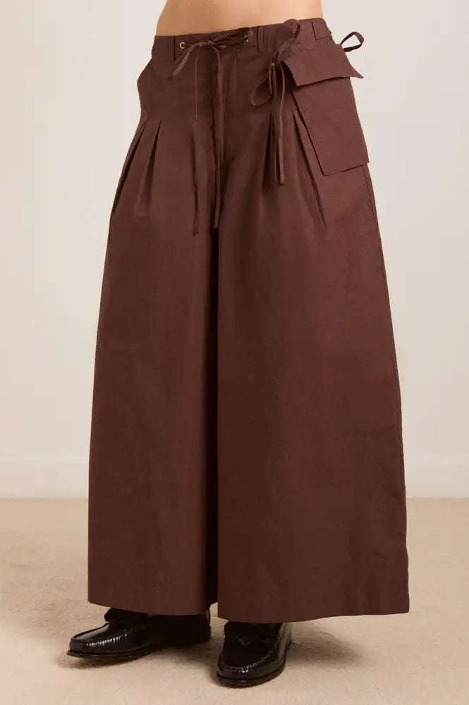 Damson Madder Tatiana Chocolate Culottes