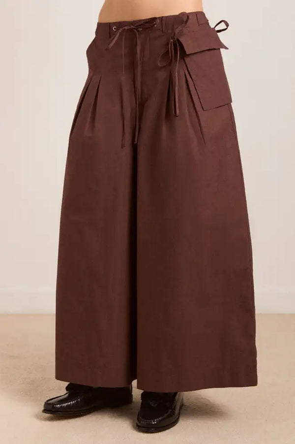 Damson Madder Tatiana Chocolate Culottes