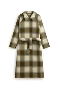 Thinking Mu Green Checks Lise Jacket