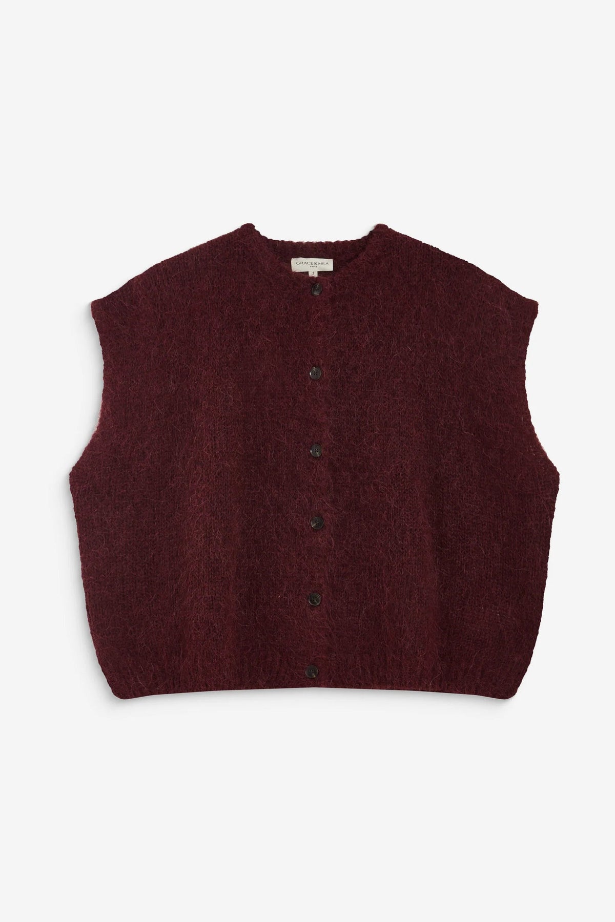 Grace & Mila Addison Aubergine Cardigan