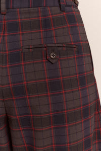 Damson Madder Haisley Sirius Check Trouser