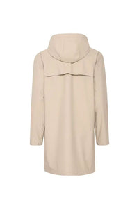 ICHI Tazi Doeskin Beige Raincoat