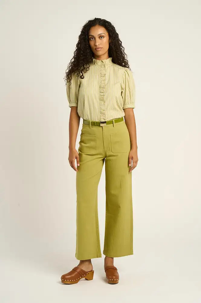 Petite Mendigote Garance Pistachio Trousers - The Mercantile London