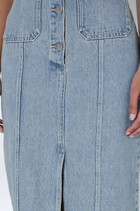 Dr Denim Nia Dress Drift Light Retro - The Mercantile London