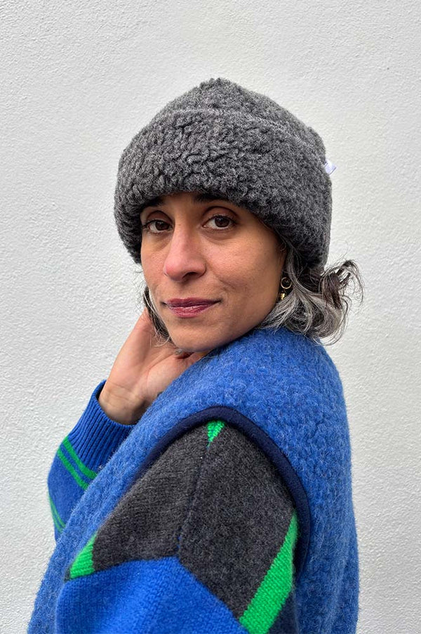 YOKO Snowy Graphite Hat - The Mercantile London