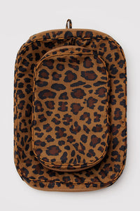 Baggu Leopard Packing Cube Set - The Mercantile London