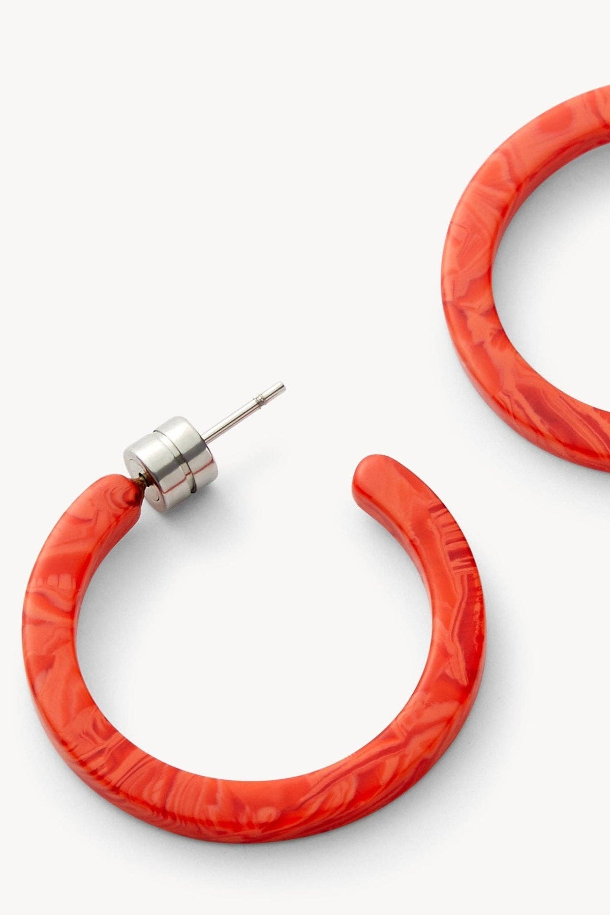 Machete Mini Hoops in Poppy RESIZE - The Mercantile London