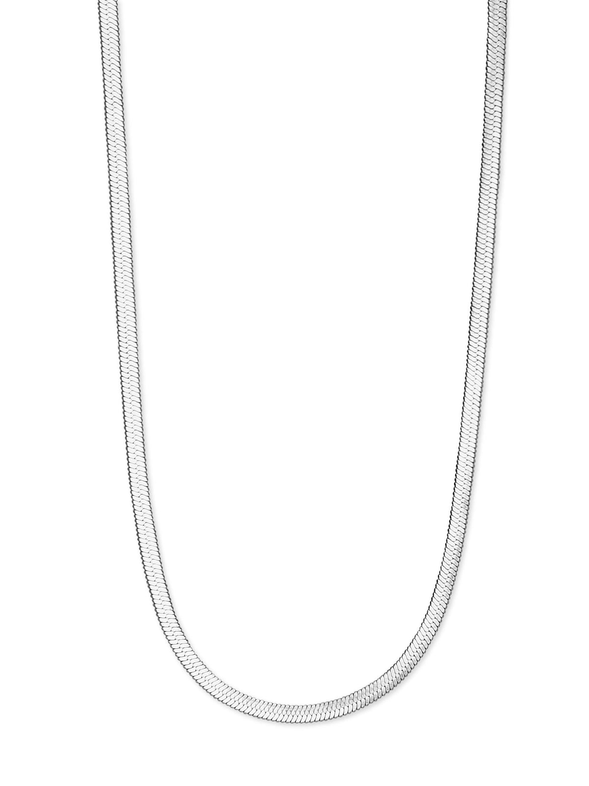 Silver Snake Chain Choker Necklace, Waterproof - The Mercantile London
