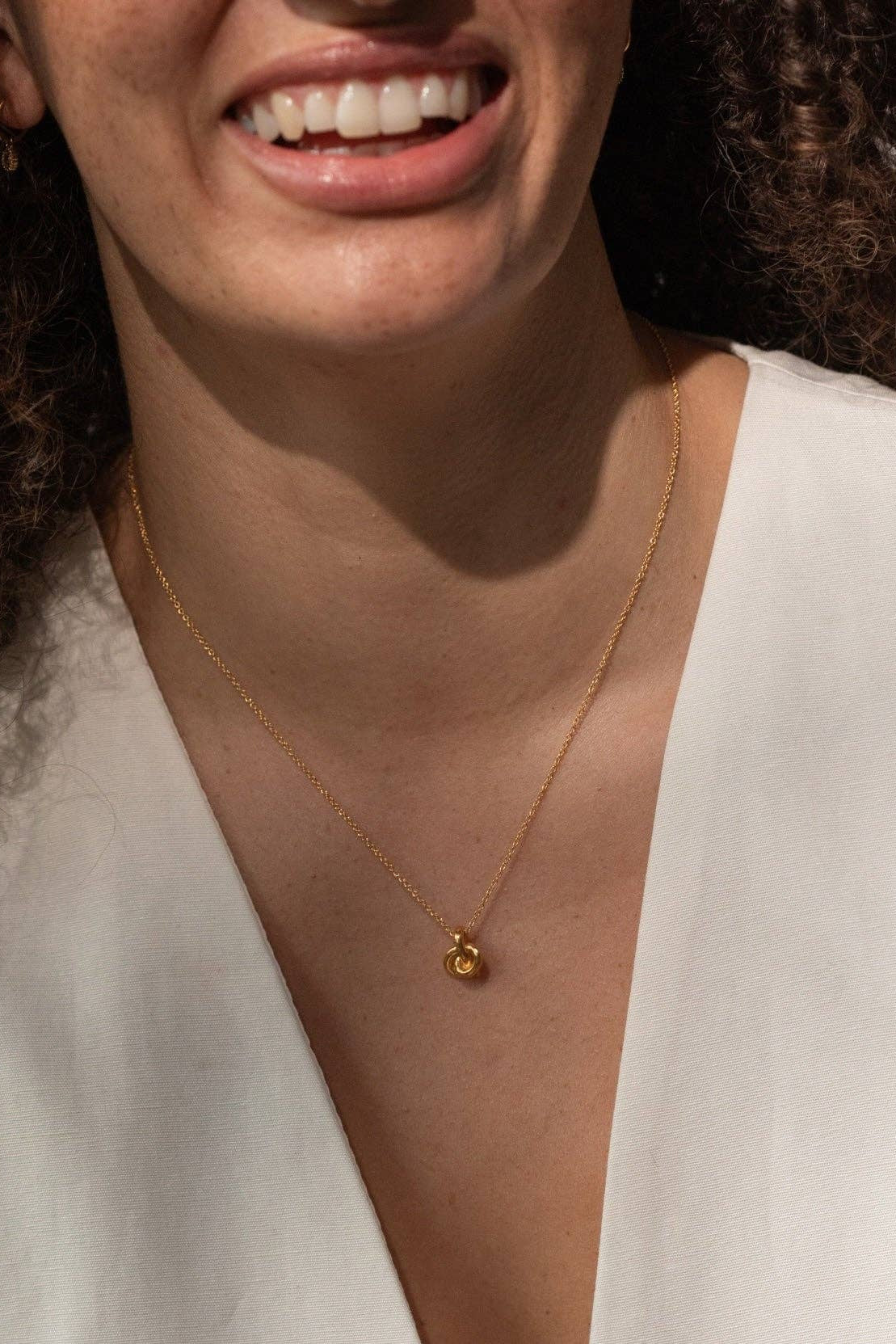 Gold Knot Necklace - The Mercantile London