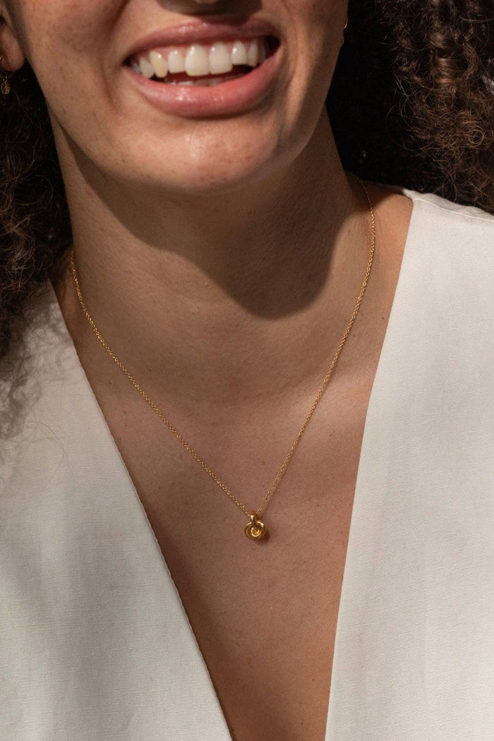 Gold Knot Necklace - The Mercantile London