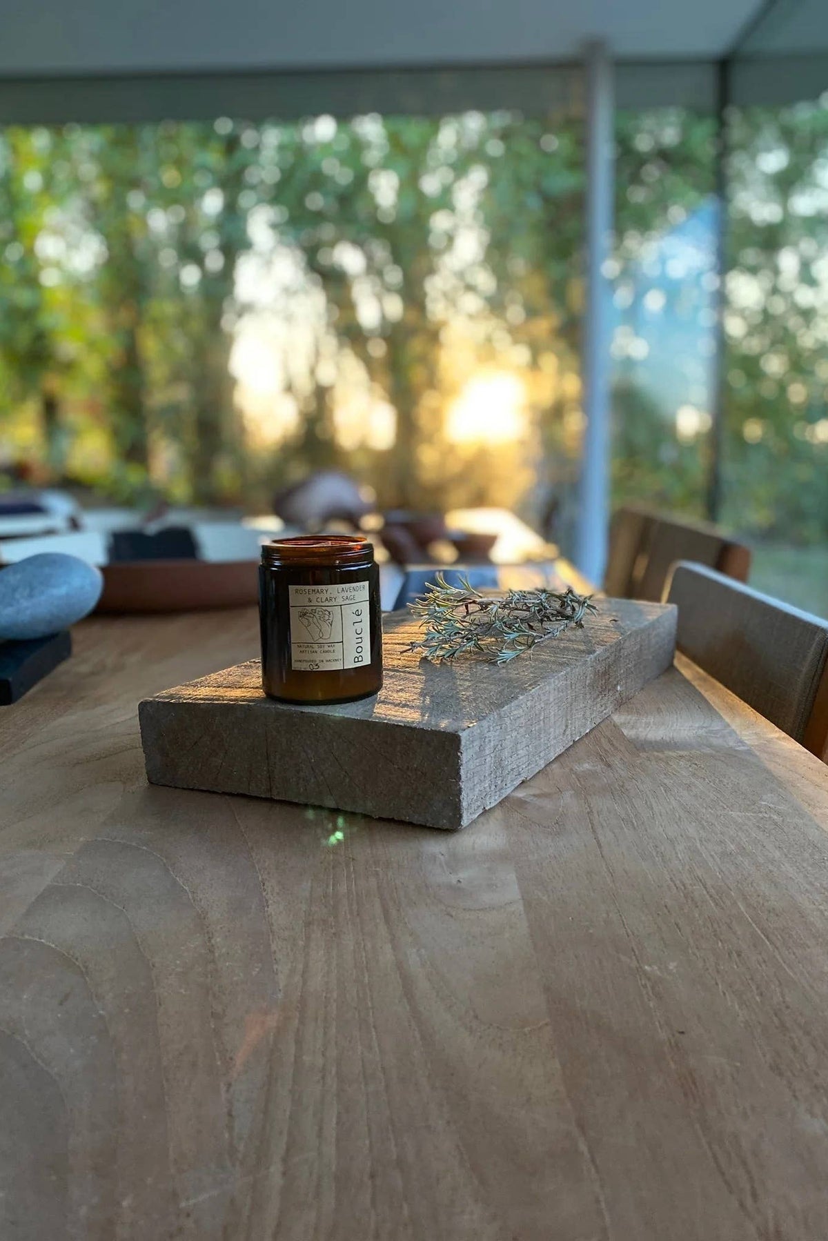 Sicilian Citrus, Lavender & Rosemary Candle: 120ml (small) - The Mercantile London