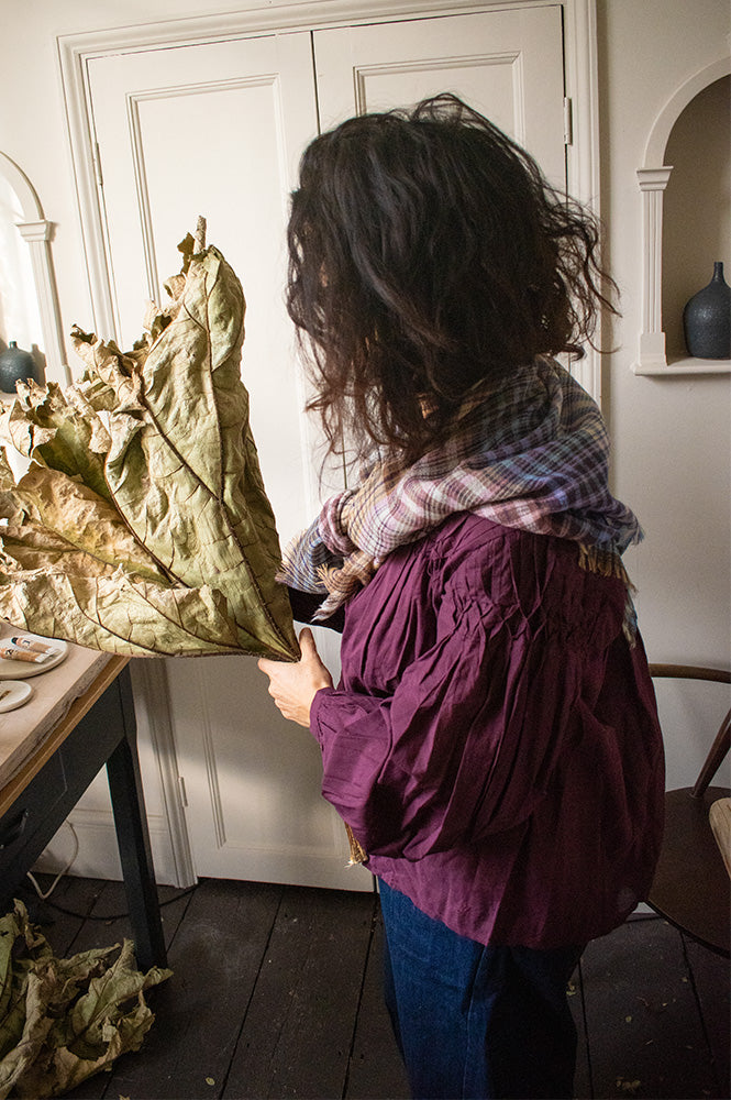 Yerse Sabannah Aubergine Blouse - The Mercantile London