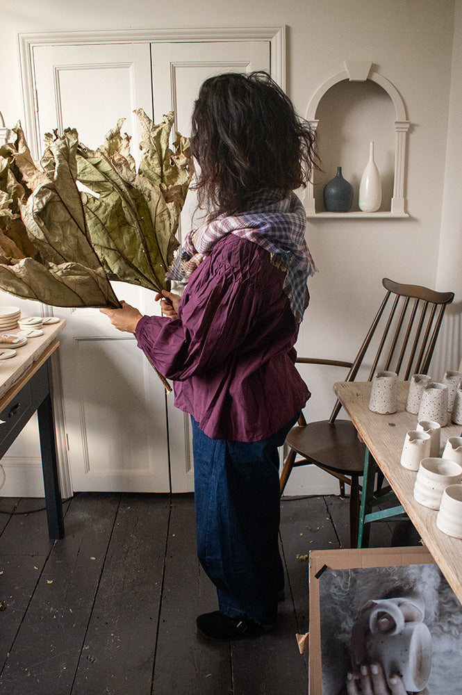 Yerse Sabannah Aubergine Blouse - The Mercantile London